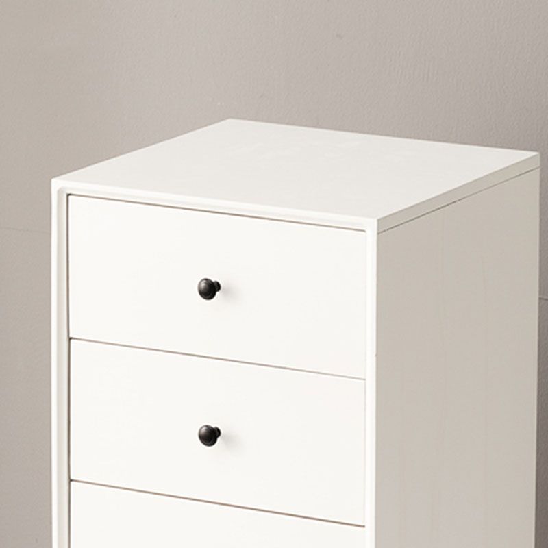 Contemporary Chest Vertical Solid Wood Lingerie Chest without Mirror