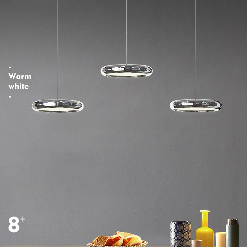 One-Light Pendant Light Fitting Modern Metal Led Suspension Lighting Fixture for Kitchen