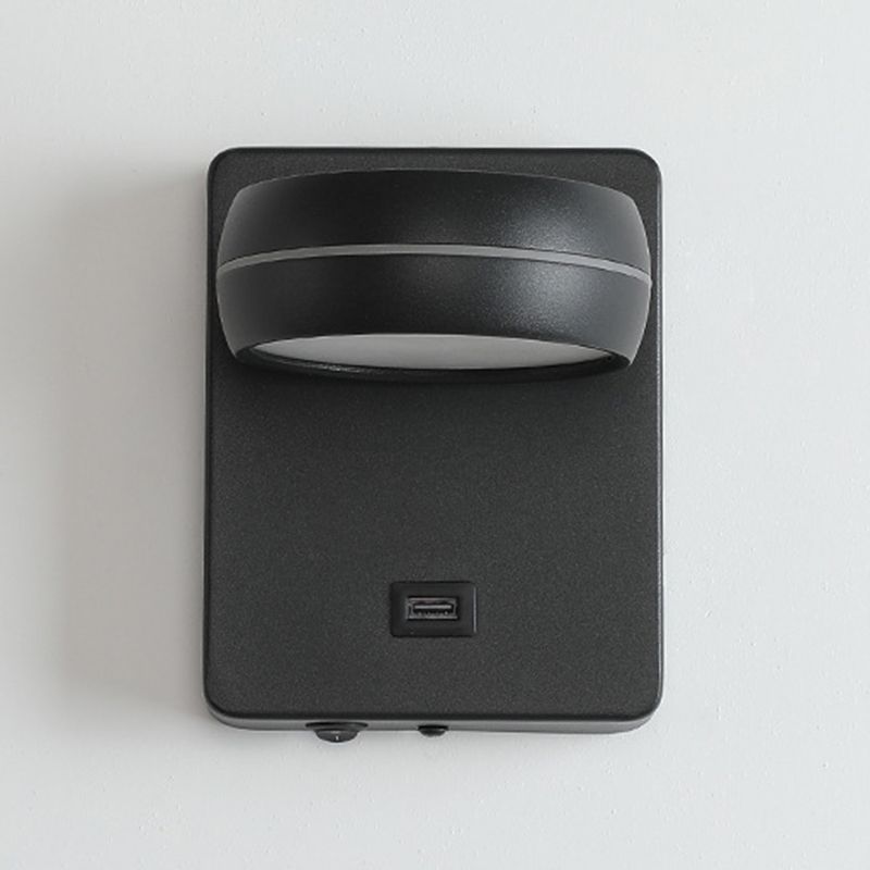 Metal Geometric Wall Sconce Contemporary 1 Light Wall Light Fixture for Bedroom