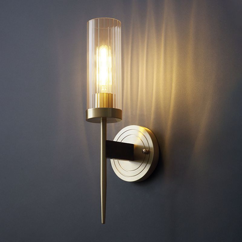 Unique Shape Wall Mount Light Fixture Modern Wall Mounted Lighting in Gold