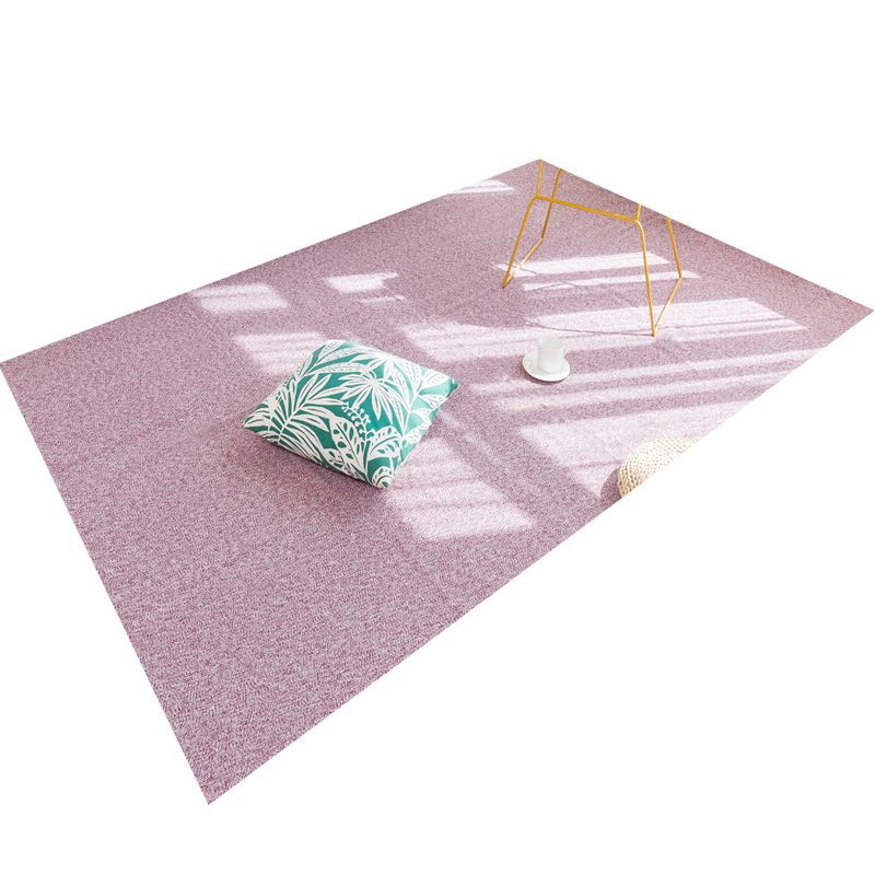 Multicolor Modern Indoor Rug Cottonr Solid Carpet Easy Care Rug for Living Room