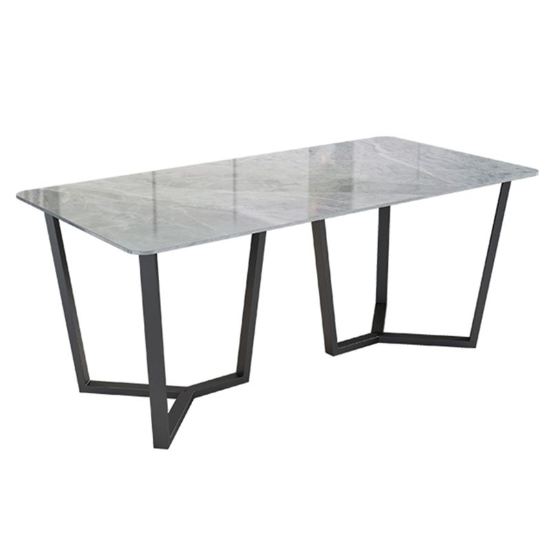 Modern 1/5/7 Pieces Dining Set Rectangle Stone Dining Table for Dining Room Kitchen