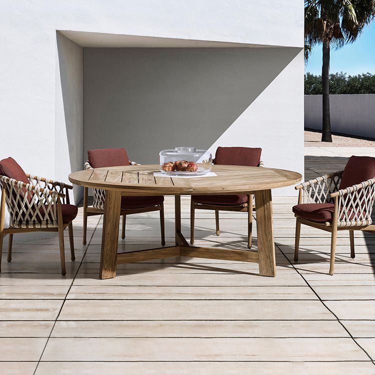 1/4/5/6/8 Pieces Dining Table Set Solid Wood Patio Dining Sets