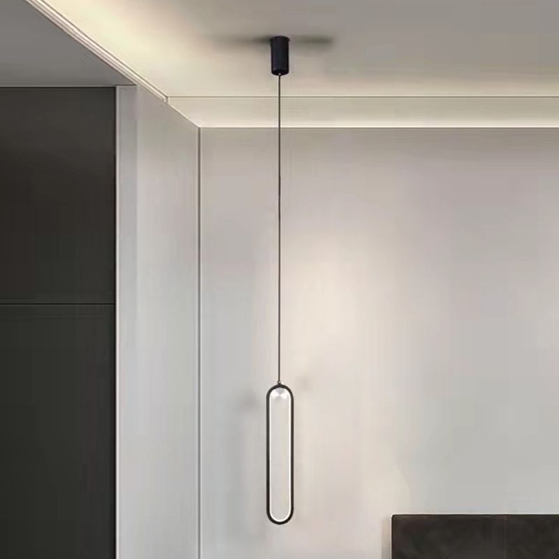 Style moderne forme linéaire lumières suspendues en métal luminaires suspendus