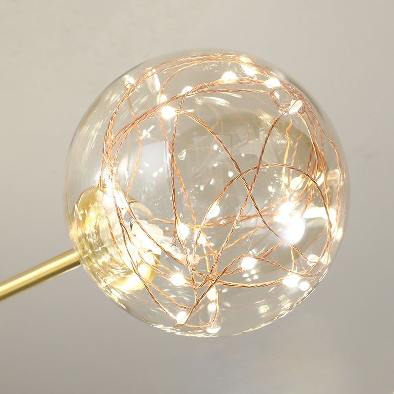 Kugeln Kronleuchter zeitgenössischer Kronleuchter Glas Multi -Leuchten hängen Leuchten