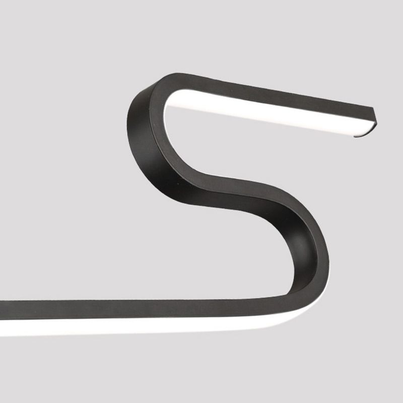 Modern Style Linear Shape Island Lights Metal Two Light Island Lighting Ideas