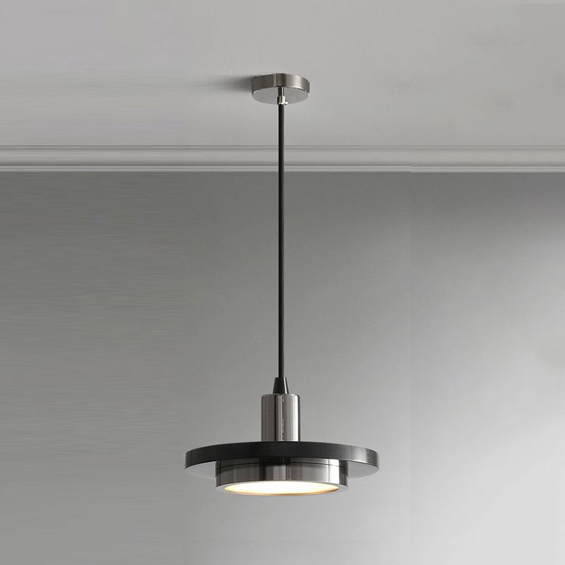 Post-modern Round Pendant Lamp Marble Dining Room LED Hanging Light Fixture