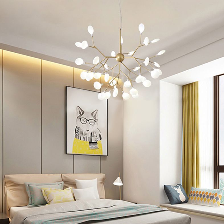 Branch Chandelier Light Farmture Moderne designer Acryl hangerverlichting voor restaurant