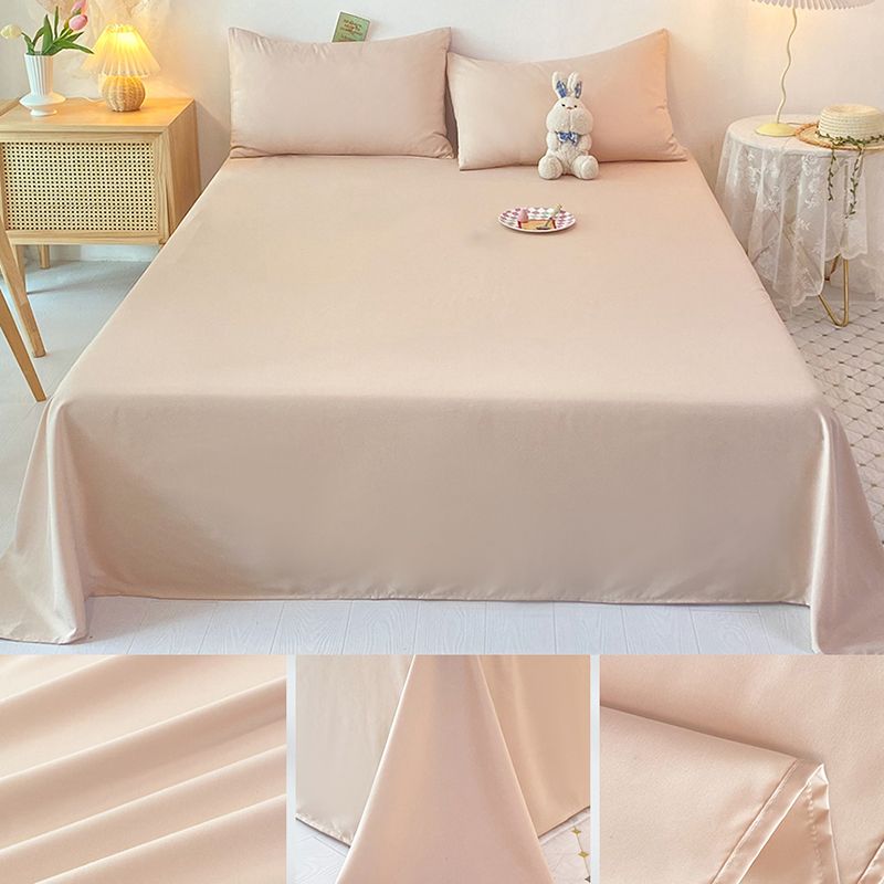 Soft Bed Sheets Fade Resistant Breathable Soft Whole Colored Sheet Set