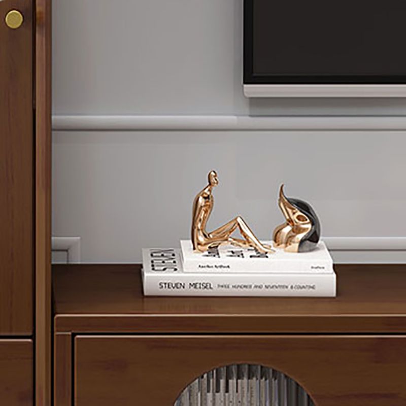 19.68" Wide 2 - Drawer Accent Cabinet 1 - Door Solid Wood Cabinet