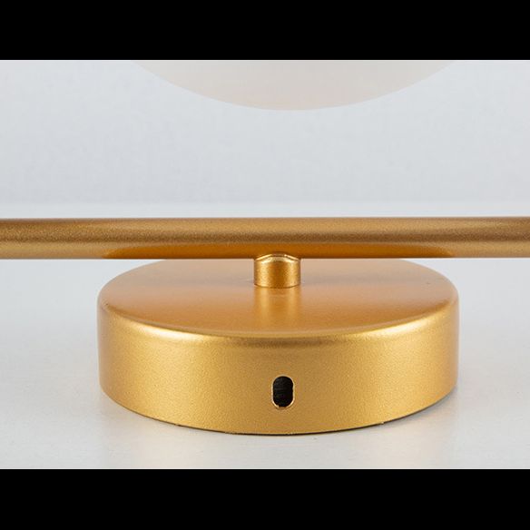 Nordic Postmodern Ball Single Head Glass Led White Wall Lamp