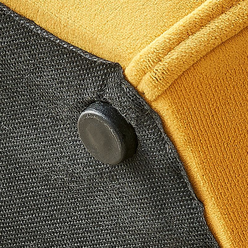 Contemporary Ottoman Solid Color Cotton Blend Standard Indoor Tear Resistant Ottoman