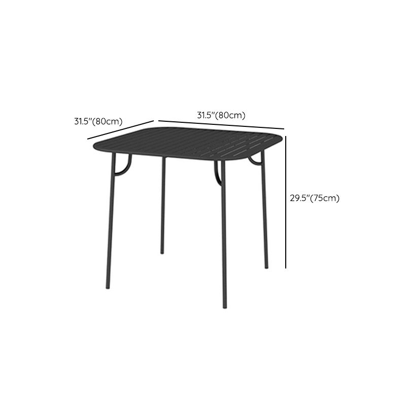 Modern Bistro Table Set 1/6/7 Pcs Metal Bistro Table and Chairs