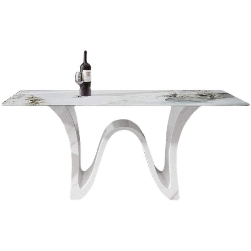 Modern Style Dining Table Sintered Stone Table for Dining Room