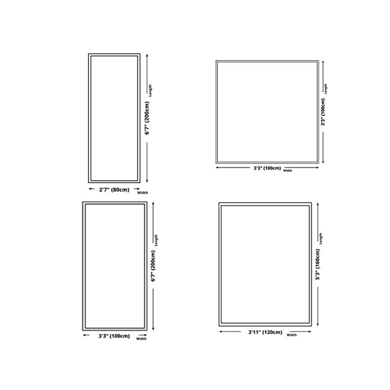 Minimalist Plain Shag Rug Polyester Indoor Carpet Non-Slip Backing Area Carpet for Living Room