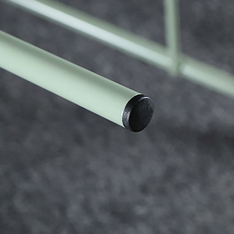 Scandinavian Metal Plastic Counter Stools Low Back Bar Stool with Footrest