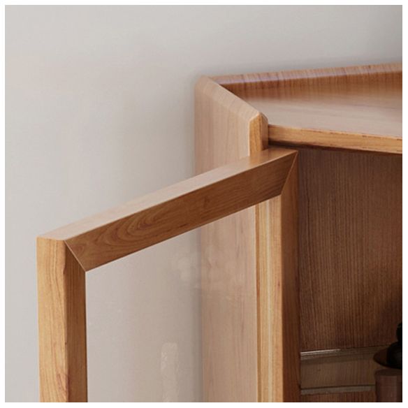 Pine Solid Wood Buffet Server 55.1"H Modern Dining Server for Kitchen