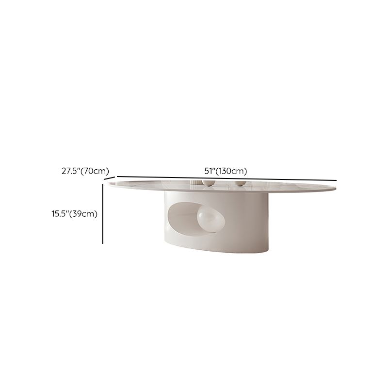 Minimalism Abstract Coffee Table Slate Geometric Coffee or End Table