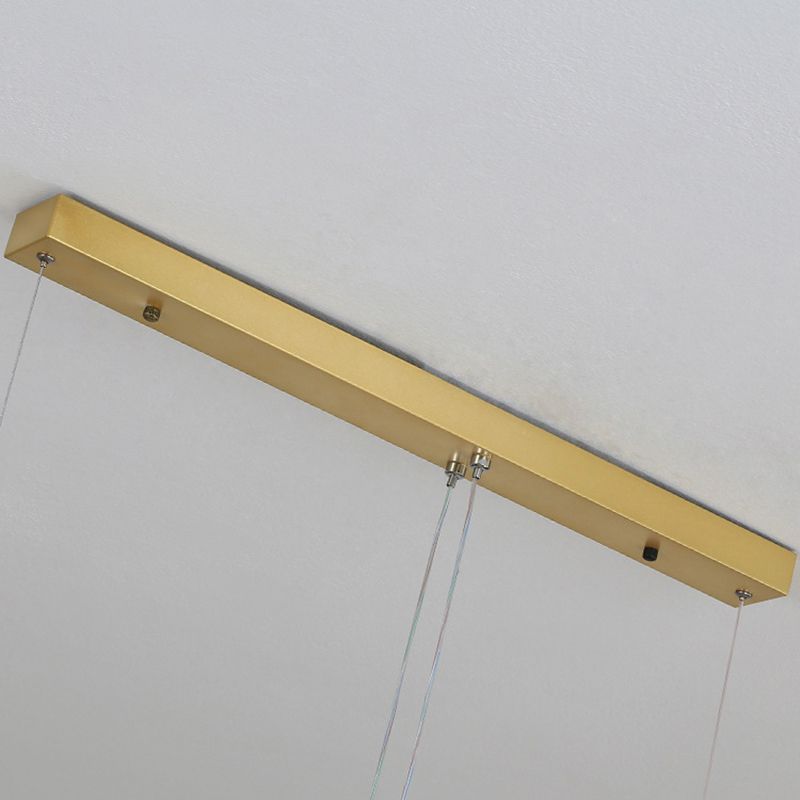 Geometric Island Lights Modern Pendant Chandelier Metal 4 Light Island Lighting