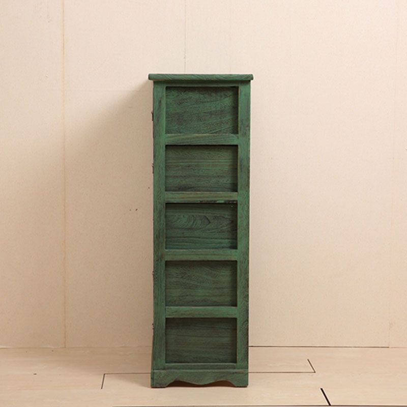 Nautical Bedroom 12" Wide Storage Chest Wooden Vertical Chest with Drawers