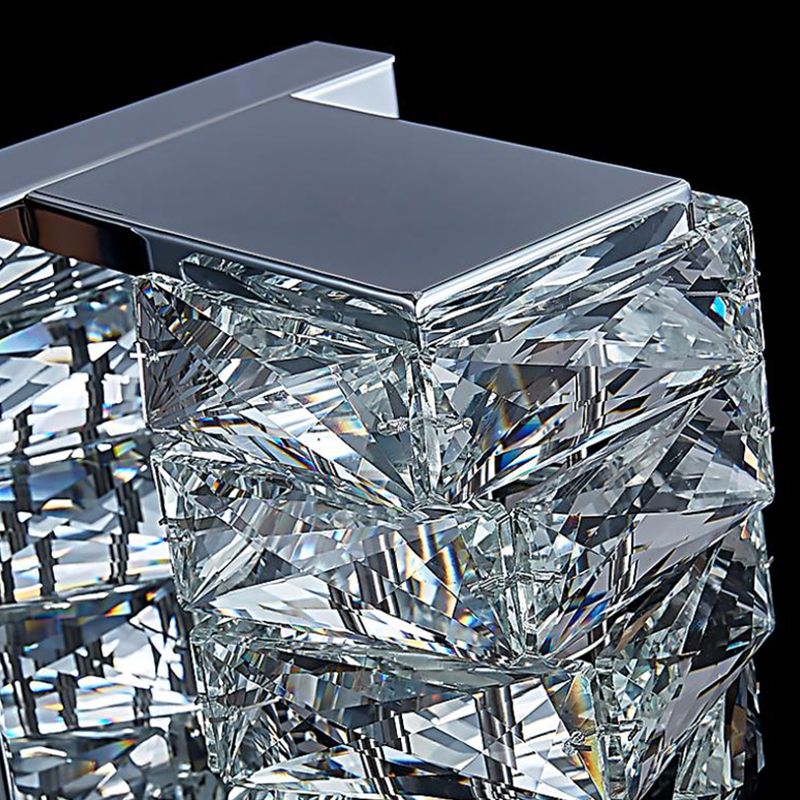 Crystal Unique Wall Sconce Modern 1 Light Wall Mount Light Fixture