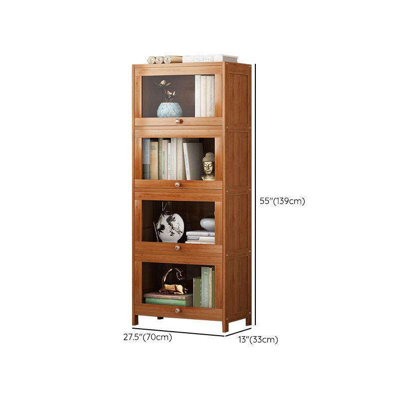 Urban Shelf Bookcase Engineered Wood Book Shelf with Cabinets for Study Room