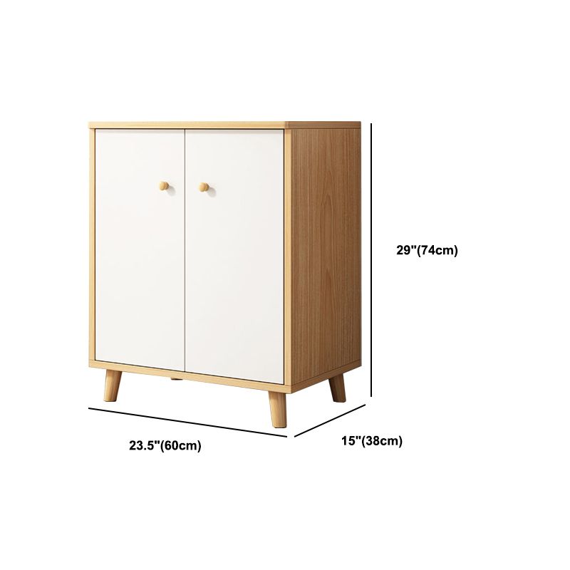 14.96" Wide Modern Wood Accent Chest with Drawer Rectangle Accent Cabinet