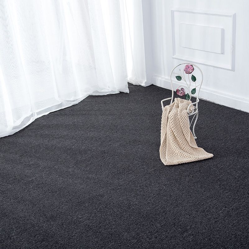 Dark Color Level Loop Carpet Tile Non-Skid Adhesive Tabs Indoor Carpet Tiles