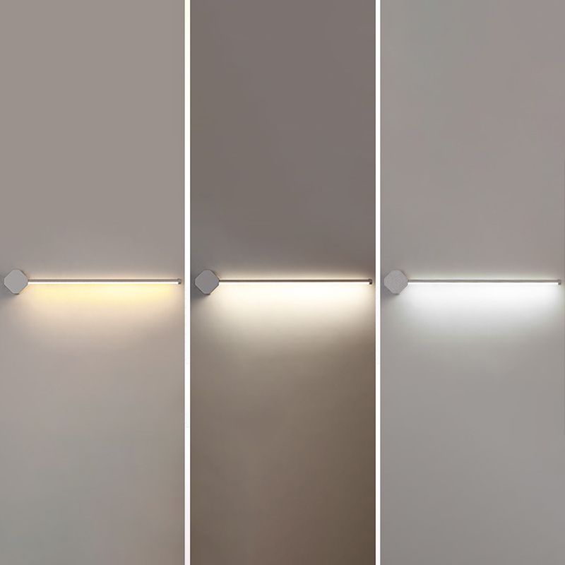 Lampade per pareti di vanità lineare moderne Sconce da vanità in metallo