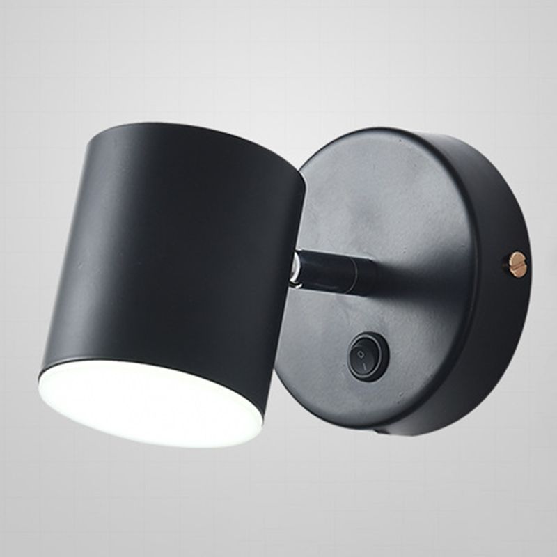 Éclairage mural en acrylique contemporain contemporain à 1 lumière pour chambre à coucher