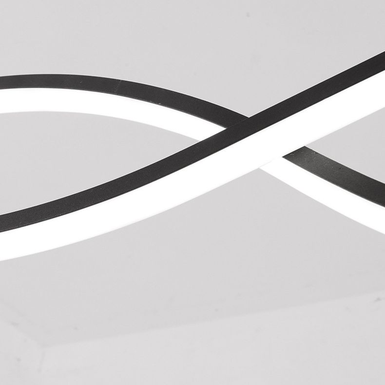 Luci a sospensione dell'isola dei viticci moderni fluidi di illuminazione il lampadario metallico per il ristorante