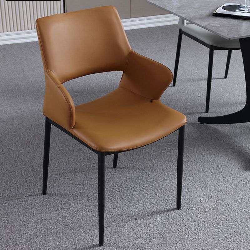 Open Back Dining Chair Contemporary Indoor Dining Side Chair