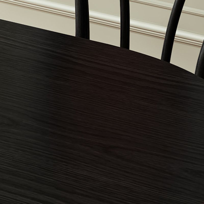 Modern Simple Dining Table Solid Wood Base Dinner Table for Living Room