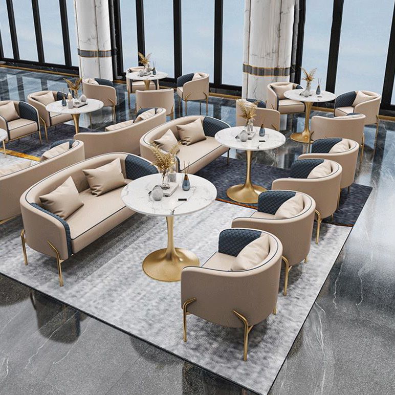 Modern Style Sintered Stone Dining Table Set White 1/2/4/5 Pieces Dining Set for Home Use