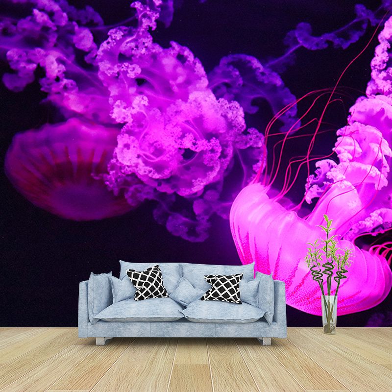 Seabed Wall Mural Mysterious Modern Style Mildew Resistant for Wall Decor