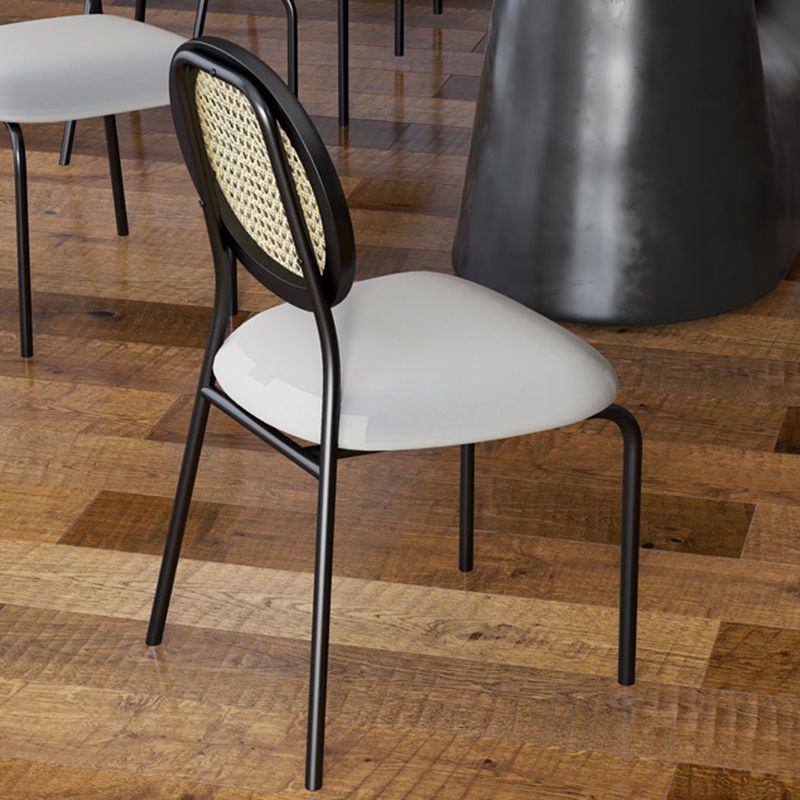 King Louis Back Side Chair Industrial Home Upholstered Dining Chair