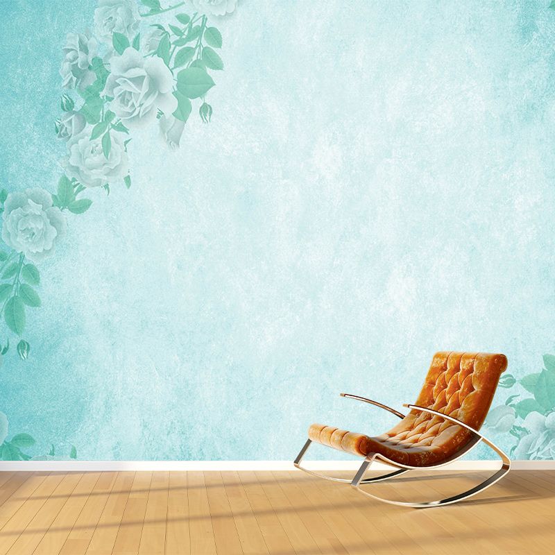 Modern Illustration Mural Wallpaper Wood Grain Indoor Wall Mural