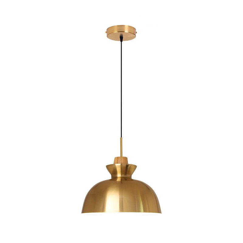 Cafe 1 Head Metal Hanging Light Postmodern Style Style Light Restaurant Hanging Light