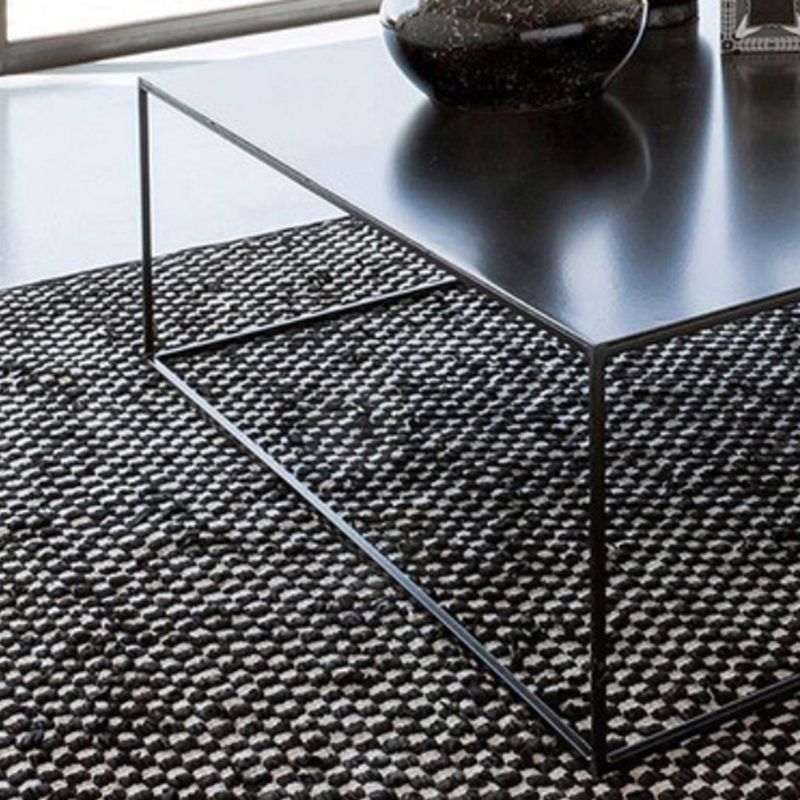 Frame Base Coffee Table Extendable Square Metal Cocktail Table