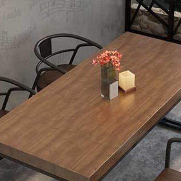 Modern 1/5/7 Pieces Dining Set Rectangle Wood Dining Table for Cafe