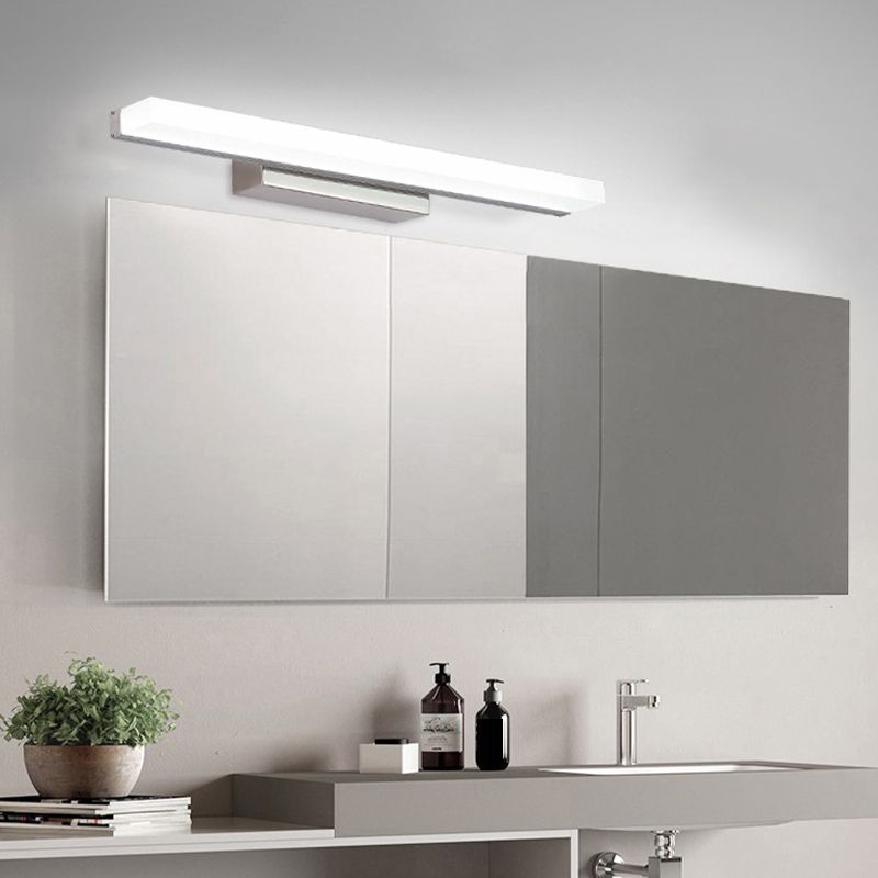 Nordic Style Vanity Light Rectangle Shape Vanity Lamp for Shower Room