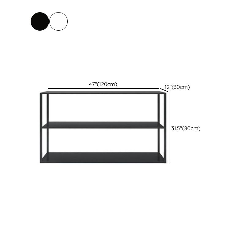 Contemporary Style Console Table Rectangle Metal Accent Table