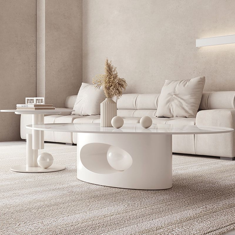 Minimalism Abstract Coffee Table Slate Geometric Coffee or End Table