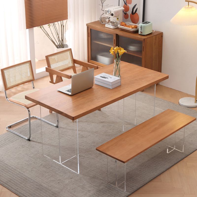 Rectangle Dining Room Table Solid Wood Dining Table for Dining Room