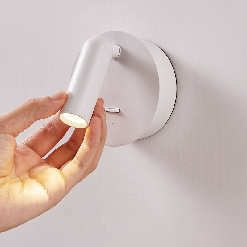 Modern Tubes Sconce Light Fixtures Metal 1 Light Wall Sconces