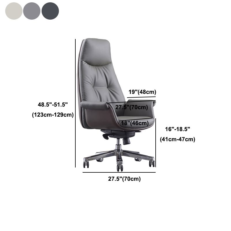 Executive Swivel Office Chair Modern Ergonomic Desk Chair with Padded Arms