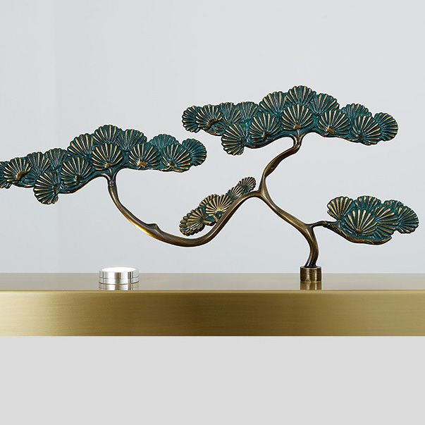 Chinese Luxurious Gold LED Island Pendant Lighting Metal Linear Island Ceiling Light for Tearoom