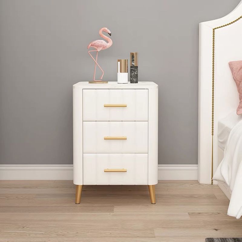 Slate Bedside Cabinet Modern Minimalist Bedside Table with Legs