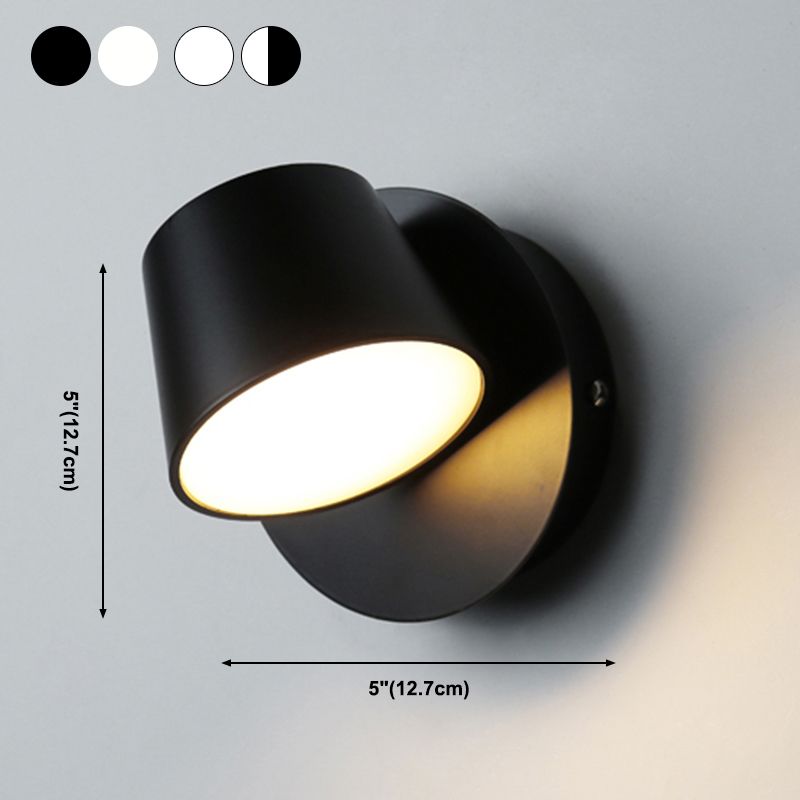 Lámpara de pared de lectura moderna Diconce de pared para el hogar con sombra de metal para dormitorio