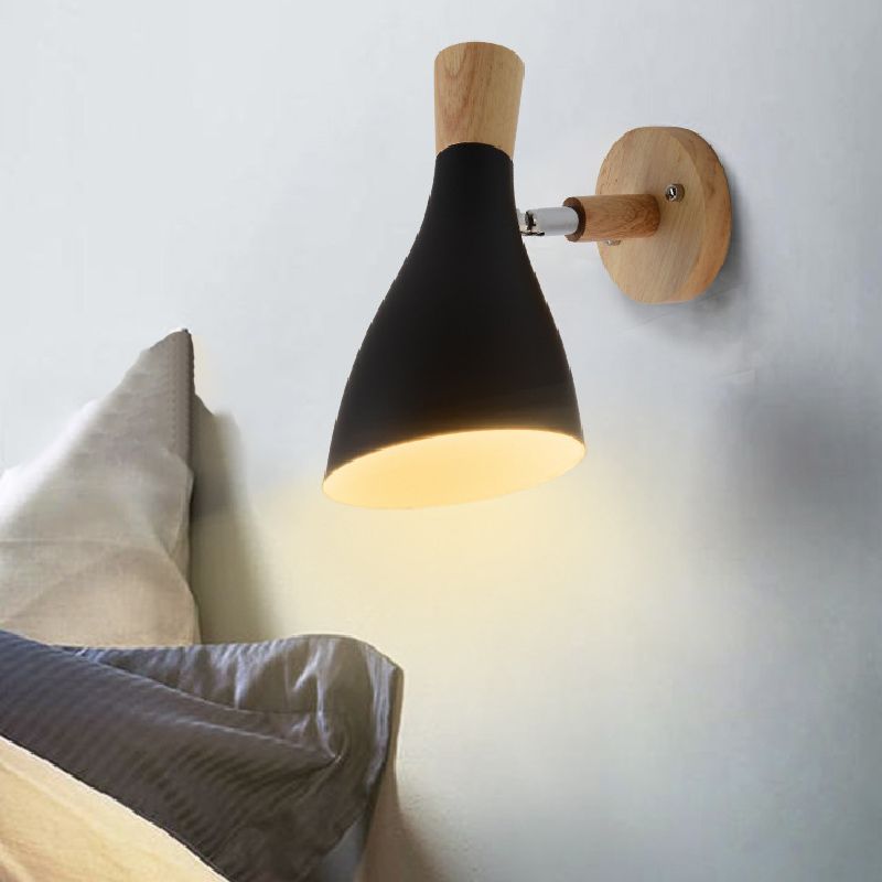 Flare Wall Light Sconces Nordic Metal 1 Light Wall Mount Light Fixture